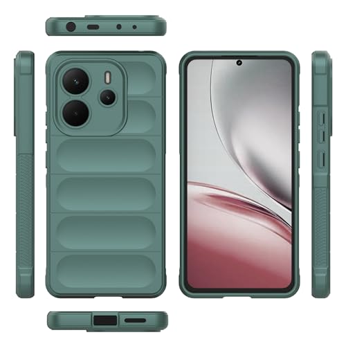 Handy-Geldbörsenhülle Kompatibel mit Xiaomi Redmi Note 14 4G (europäische Version). Handyhülle aus Silikon. Schlanke Hülle. Rundumschutz. Stoßfest. Kratzfest. Weiche Innenhülle aus beflockter Faser. K von GERHGJUK