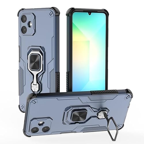 Handyhüllen-Pakete Fallschutzhülle, kompatibel mit Samsung Galaxy A06 4G 6,7 Zoll, Hülle mit integriertem Ringständer, stoßfester, schlanker Schale mit weichen Kanten, rutschfester und sturzsicherer S Handyhüllen-Pakete Fallschutzhülle, kompatibel mit Samsung Galaxy A06 4G 6,7 Zoll, Hülle mit integriertem Ringständer, stoßfester, schlanker Schale mit weichen Kanten, rutschfester und sturzsicherer S von GERHGJUK
