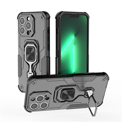 Handyhüllen-Pakete Fallschutzhülle, kompatibel mit iPhone 13 Pro 6,1 Zoll Hülle mit integriertem Ringständer, stoßfester, schlanker Schale mit weichen Kanten, rutschfester und sturzsicherer Schutzhüll Handyhüllen-Pakete Fallschutzhülle, kompatibel mit iPhone 13 Pro 6,1 Zoll Hülle mit integriertem Ringständer, stoßfester, schlanker Schale mit weichen Kanten, rutschfester und sturzsicherer Schutzhüll von GERHGJUK