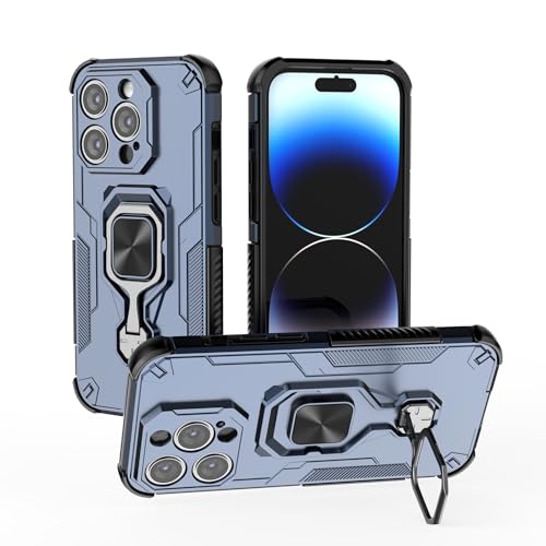 Handyhüllen-Pakete Fallschutzhülle, kompatibel mit iPhone 14 Pro 6,1 Zoll Hülle mit integriertem Ringständer, stoßfester, schlanker Schale mit weichen Kanten, rutschfester und sturzsicherer Schutzhüll Handyhüllen-Pakete Fallschutzhülle, kompatibel mit iPhone 14 Pro 6,1 Zoll Hülle mit integriertem Ringständer, stoßfester, schlanker Schale mit weichen Kanten, rutschfester und sturzsicherer Schutzhüll von GERHGJUK