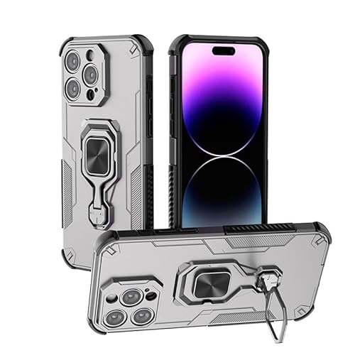 Handyhüllen-Pakete Fallschutzhülle, kompatibel mit iPhone 14 Pro Max 6,7 Zoll Hülle mit integriertem Ringständer, stoßfester, schlanker Schale mit weichen Kanten, rutschfester und sturzsicherer Schutz Handyhüllen-Pakete Fallschutzhülle, kompatibel mit iPhone 14 Pro Max 6,7 Zoll Hülle mit integriertem Ringständer, stoßfester, schlanker Schale mit weichen Kanten, rutschfester und sturzsicherer Schutz von GERHGJUK