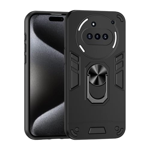 Handyhüllen-Pakete Kompatibel mit Nothing Phone 3A-Telefonhülle mit Ständer und stoßfestem Fallschutz in Militärqualität, robuste Schutzhülle aus matt strukturiertem PC, stabile Bumper-Hüllen(Black) Handyhüllen-Pakete Kompatibel mit Nothing Phone 3A-Telefonhülle mit Ständer und stoßfestem Fallschutz in Militärqualität, robuste Schutzhülle aus matt strukturiertem PC, stabile Bumper-Hüllen(Black) von GERHGJUK