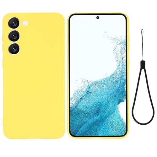 Handyhüllen-Pakete Kompatibel mit Samsung Galaxy S23 Handyhülle, kratzfest, dünn, flüssiges Silikon, weiches TPU-Gummi, vollständiger Kameraschutz, Bumper, reine Farbe, einfache Abdeckung mit Armband( Handyhüllen-Pakete Kompatibel mit Samsung Galaxy S23 Handyhülle, kratzfest, dünn, flüssiges Silikon, weiches TPU-Gummi, vollständiger Kameraschutz, Bumper, reine Farbe, einfache Abdeckung mit Armband( von GERHGJUK