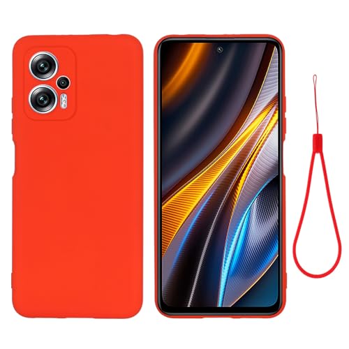 Handyhüllen-Pakete Kompatibel mit Xiaomi Redmi Note 12T Pro Handyhülle, kratzfest, dünn, flüssiges Silikon, weiches TPU-Gummi, vollständiger Kameraschutz, Bumper, reine Farbe, einfache Abdeckung mit A Handyhüllen-Pakete Kompatibel mit Xiaomi Redmi Note 12T Pro Handyhülle, kratzfest, dünn, flüssiges Silikon, weiches TPU-Gummi, vollständiger Kameraschutz, Bumper, reine Farbe, einfache Abdeckung mit A von GERHGJUK