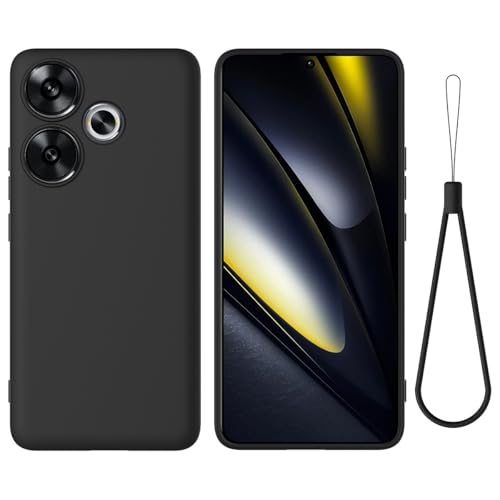 Handyhüllen-Pakete Kompatibel mit Xiaomi Redmi Turbo 3 Handyhülle, kratzfest, dünn, flüssiges Silikon, weiches TPU-Gummi, vollständiger Kameraschutz, Bumper, reine Farbe, einfache Abdeckung mit Armban Handyhüllen-Pakete Kompatibel mit Xiaomi Redmi Turbo 3 Handyhülle, kratzfest, dünn, flüssiges Silikon, weiches TPU-Gummi, vollständiger Kameraschutz, Bumper, reine Farbe, einfache Abdeckung mit Armban von GERHGJUK