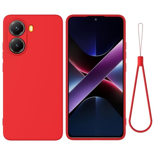 Handyhüllen-Pakete Kompatibel mit Xiaomi Redmi Turbo 4 Handyhülle, kratzfest, dünn, flüssiges Silikon, weiches TPU-Gummi, vollständiger Kameraschutz, Bumper, reine Farbe, einfache Abdeckung mit Armban Handyhüllen-Pakete Kompatibel mit Xiaomi Redmi Turbo 4 Handyhülle, kratzfest, dünn, flüssiges Silikon, weiches TPU-Gummi, vollständiger Kameraschutz, Bumper, reine Farbe, einfache Abdeckung mit Armban von GERHGJUK