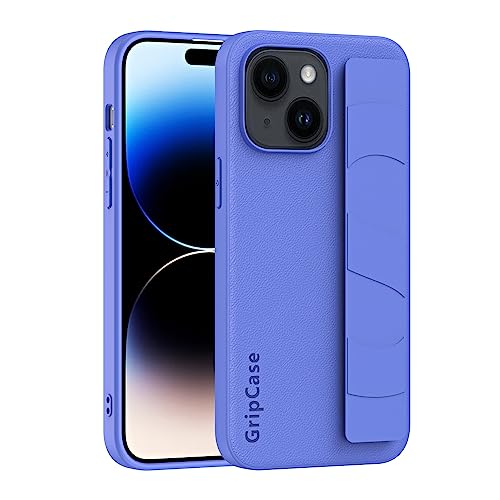 Handyhüllen-Pakete Schlanke, mit iPhone 14 Plus-Hülle kompatible Hülle mit verstellbarer Handschlaufe und leichtem Design, luxuriöse, harte PC-Schutzhülle mit stoßfester Hülle und weichem Armband(Purp Handyhüllen-Pakete Schlanke, mit iPhone 14 Plus-Hülle kompatible Hülle mit verstellbarer Handschlaufe und leichtem Design, luxuriöse, harte PC-Schutzhülle mit stoßfester Hülle und weichem Armband(Purp von GERHGJUK