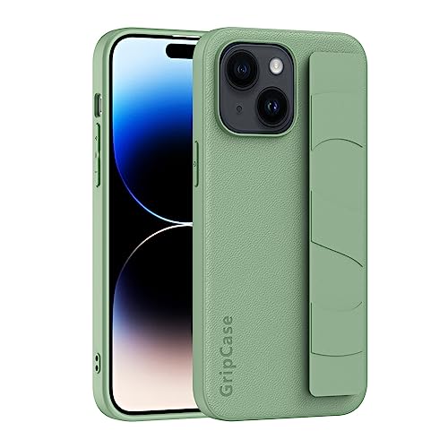 Handyhüllen-Pakete Schlanke, mit iPhone 15 Plus-Hülle kompatible Hülle mit verstellbarer Handschlaufe und leichtem Design, luxuriöse, harte PC-Schutzhülle mit stoßfester Hülle und weichem Armband(Gree Handyhüllen-Pakete Schlanke, mit iPhone 15 Plus-Hülle kompatible Hülle mit verstellbarer Handschlaufe und leichtem Design, luxuriöse, harte PC-Schutzhülle mit stoßfester Hülle und weichem Armband(Gree von GERHGJUK