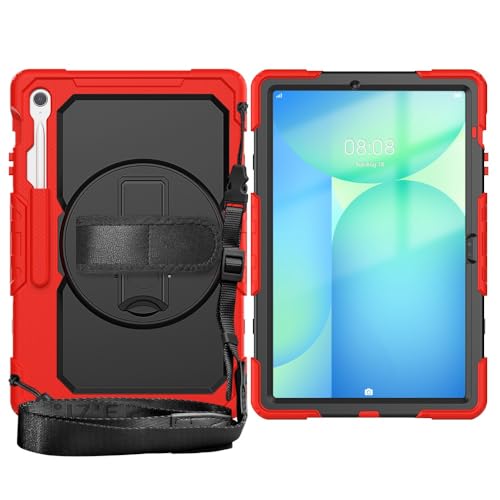 Tablet PC Hüllen Abdeckung Kompatibel mit Samsung Galaxy Tab S10 FE+ 13,1 Zoll SM-X620/X626B, robuste, stoßfeste TPU-Hülle, Schutzhülle mit Displayschutzfolie, 380°-Schwenkständer + Handschlaufe + Sch Tablet PC Hüllen Abdeckung Kompatibel mit Samsung Galaxy Tab S10 FE+ 13,1 Zoll SM-X620/X626B, robuste, stoßfeste TPU-Hülle, Schutzhülle mit Displayschutzfolie, 380°-Schwenkständer + Handschlaufe + Sch von GERHGJUK