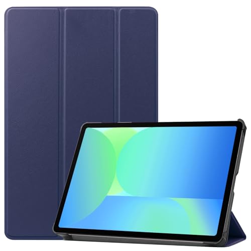 Tablet PC Hüllen Abdeckung Kompatibel mit Samsung Galaxy Tab S10 FE/S9 FE 10,9-Zoll-Hülle, dreifach faltbares Smart-Tablet, leichte schützende harte PC-Rückseite, schlanke Hülle, mehrere Betrachtungsw von GERHGJUK