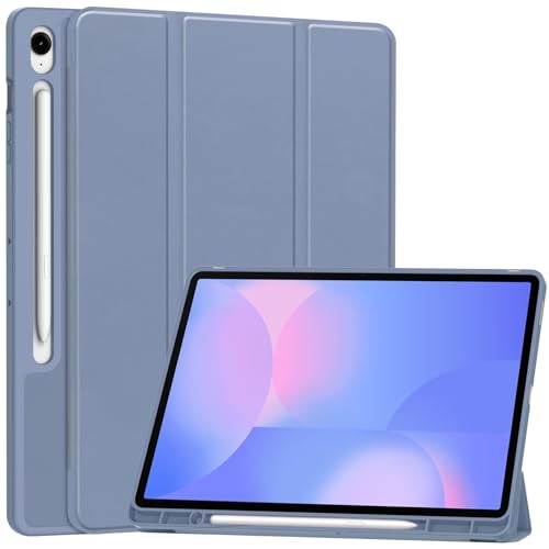 Tablet PC Hüllen Abdeckung Schlanke Hülle, kompatibel mit Samsung Galaxy Tab S10 FE+ / S10 FE Plus 13,1 Zoll X620 / X626B Tablet-Hülle, TPU-Slim-Cover, automatische Wake/Sleep-Smart-Shell mit Stifthal von GERHGJUK