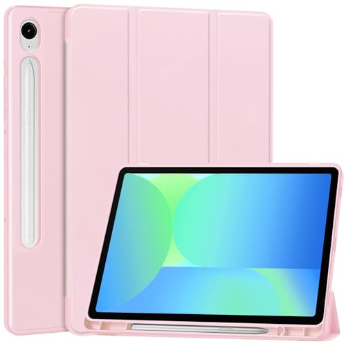 Tablet PC Hüllen Abdeckung Schlanke Hülle, kompatibel mit der Tablet-Hülle Samsung Galaxy TAB S10FE/S9FE, schlanke TPU-Abdeckung, automatische Wake/Sleep-Smart-Shell mit Stifthalter, stoßfeste Abdecku von GERHGJUK