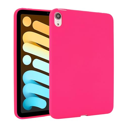 Tablet PC Hüllen Abdeckung Schlanke Hülle kompatibel mit iPad Mini 7 (A17 Pro) 2024/ Mini 6 8,3″, flexible TPU-Schutzhülle, leichte Hülle, stoßfeste, robuste Rückseite, Eckenschutz, schlanke Hülle(Ros von GERHGJUK