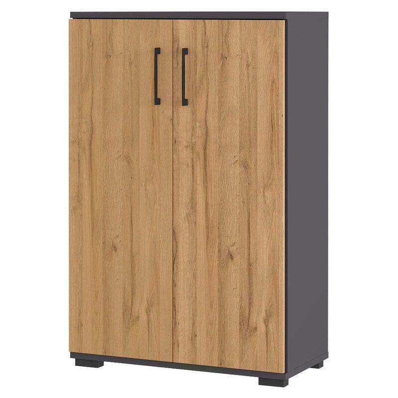 GERMANIA GW-PROFI 2.0 Aktenschrank 4247-564 - graphit/grandson-eiche von GERMANIA