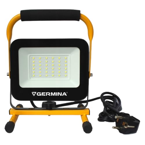 GERMINA DER ELECTRIKER proyector led 20W en una lámpara de trípode baja foco portátil IP65 garaje taller GERMINA DER ELECTRIKER proyector led 20W en una lámpara de trípode baja foco portátil IP65 garaje taller von GERMINA DER ELECTRIKER