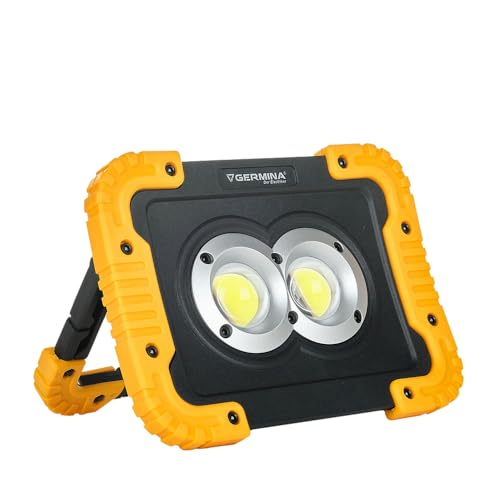 GERMINA DER ELECTRIKER Foco Proyector Recargable 20W batería + powerbank Lámpara de Trabajo Portátil Plegable IP65 Foco Exterior Interior GERMINA DER ELECTRIKER Foco Proyector Recargable 20W batería + powerbank Lámpara de Trabajo Portátil Plegable IP65 Foco Exterior Interior von GERMINA DER ELECTRIKER