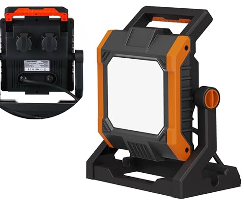 GERMINA DER ELECTRIKER Reflector LED multifuncional con función de cable de extensión de enchufes Lámpara de trabajo de foco GERMINA DER ELECTRIKER Reflector LED multifuncional con función de cable de extensión de enchufes Lámpara de trabajo de foco von GERMINA DER ELECTRIKER