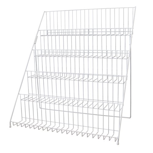 GERSO Grußkarten-Ausstellungsstand zusammenklappbar leicht weiss pulverbeschichtet von GERSO