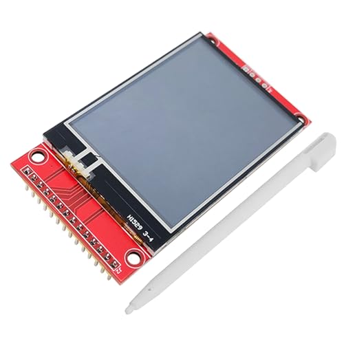 2,4-Zoll 4-Draht SPI serieller Anschluss TFT LCD Display Modul ILI9341 240 * 320,5V /3,3V, Mit einem durchgehenden Touchscreen-Stift, kompatibel mit Arduino und kompatibel mit Raspberry Pi(2,4-Zoll) von GERUI