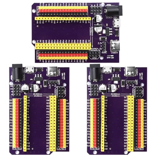 3 Stück 38Pins ESP32 Breakout Board ESP32 32 io Board esp32 Expander für Pin-Abstand 25,5 mm ESP32 Development Board 3 Stück 38Pins ESP32 Breakout Board ESP32 32 io Board esp32 Expander für Pin-Abstand 25,5 mm ESP32 Development Board von GERUI