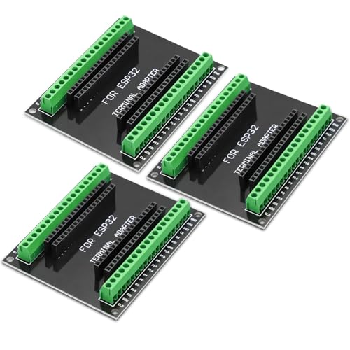 3 Stück ESP32 Breakout Board Erweiterungskarte Kits GPIO 1 in 2 38PIN für ESP WROOM 32 Microcontroller 3 Stück ESP32 Breakout Board Erweiterungskarte Kits GPIO 1 in 2 38PIN für ESP WROOM 32 Microcontroller von GERUI