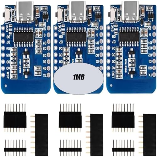 3 x D1 ESP8266 Mini Board NodeMCU WiFi ESP8266-12F CH340G WLAN Type C Modul von GERUI