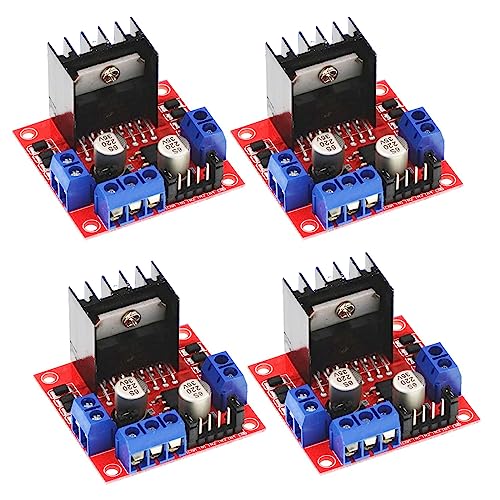 4 pcs L298N Motor Drive Controller Board Modul Dual H Brücke DC Schrittmodul für Arduino von GERUI