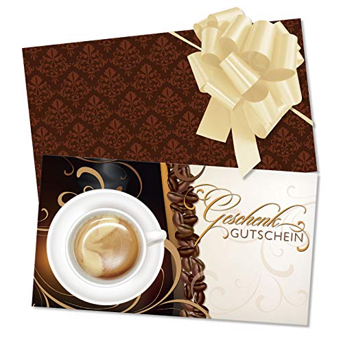 GESCHENKGUTSCHEINcom 100 Stk. Geschenkgutscheine Blanko-Vordrucke für Firmen. Gutscheine für Café Kaffeehaus. geschenkgutschein gmbh. G1298 von GESCHENKGUTSCHEINcom by POS-HAUER