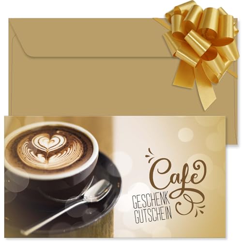 GESCHENKGUTSCHEINcom. 10 Formulare zum Erstellen eigener Gutscheine + Kuvert + Schleife, für Kaffeehaus Café-Bar Cafés Kunden. G120252-10-V1 GESCHENKGUTSCHEINcom. 10 Formulare zum Erstellen eigener Gutscheine + Kuvert + Schleife, für Kaffeehaus Café-Bar Cafés Kunden. G120252-10-V1 von GESCHENKGUTSCHEINcom by POS-HAUER