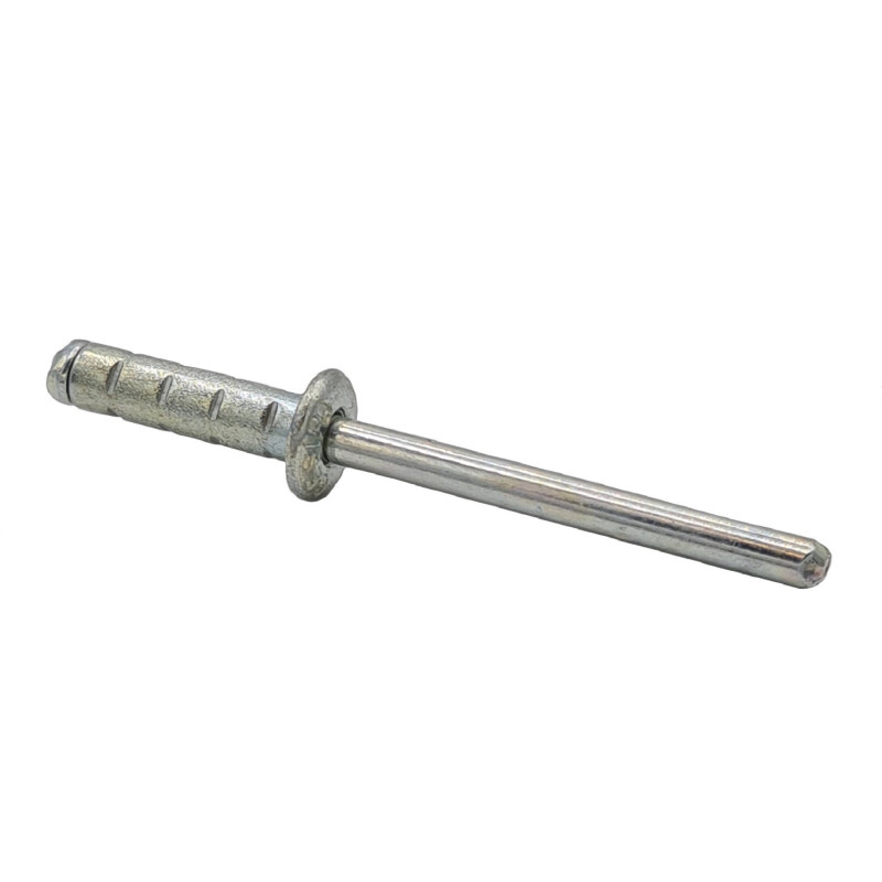 Offene Mehrbereichsblindniete mit Sollbruchdorn großer Flachkopf Alu/Stahl 4,8 x 15 - 250 Stk Offene Mehrbereichsblindniete mit Sollbruchdorn großer Flachkopf Alu/Stahl 4,8 x 15 - 250 Stk von SFS Group Germany GmbH