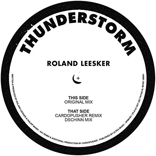 Thunderstorm (Incl.Cardopusher Remix) [Vinyl Maxi-Single] von GET PHYSIC