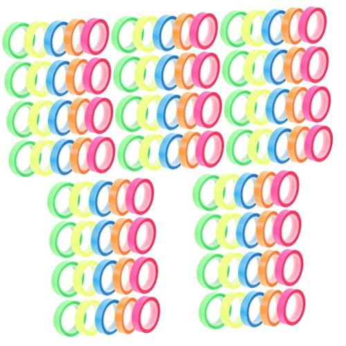 GETAJGHSD 100 Rollen Wasserfestes Klebeband, Seitenmarkierungen, Textmarkerstreifen, Lange Textmarker, Leseregister, Lernutensilien, Lernbedarf, Schulband, Textmarkerband GETAJGHSD 100 Rollen Wasserfestes Klebeband, Seitenmarkierungen, Textmarkerstreifen, Lange Textmarker, Leseregister, Lernutensilien, Lernbedarf, Schulband, Textmarkerband von GETAJGHSD