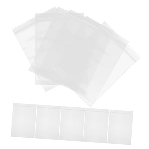 GETAJGHSD 100 Stück Robuste Reißverschlussbeutel, Kleine Verschließbare Beutel, Verpackungsbeutel, Transparente Beutel, Wiederverschließbare Beutel Mit Reißverschluss, Schmuckbeutel, von GETAJGHSD