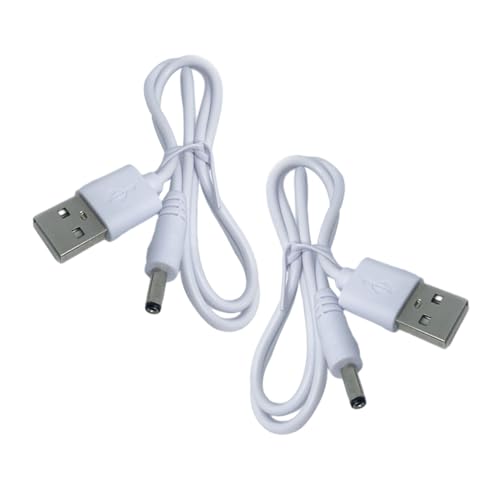 GETAJGHSD 2 Stück Netzkabel, Ladekabel, USB Auf Kabel, Netzkabel, USB Auf Stromkabel, Stromversorgungskabel, USB Auf Kabel Zum Aufladen, USB Auf Adapterkabel GETAJGHSD 2 Stück Netzkabel, Ladekabel, USB Auf Kabel, Netzkabel, USB Auf Stromkabel, Stromversorgungskabel, USB Auf Kabel Zum Aufladen, USB Auf Adapterkabel von GETAJGHSD