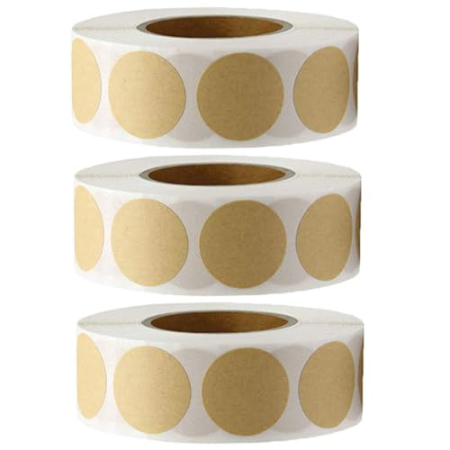 GETAJGHSD 3 Rollen Runde Etikettenaufkleber Beschriftungsaufkleber Versiegelungsaufkleber Geschenkverpackung Versiegelungsaufkleber Geschenkaufkleber Etiketten Aufkleber Namensschilder GETAJGHSD 3 Rollen Runde Etikettenaufkleber Beschriftungsaufkleber Versiegelungsaufkleber Geschenkverpackung Versiegelungsaufkleber Geschenkaufkleber Etiketten Aufkleber Namensschilder von GETAJGHSD