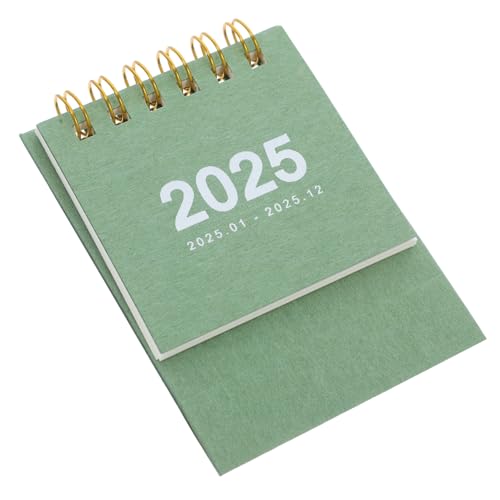 GETAJGHSD Mini Tischkalender 2025, Mini Kalender Für Den Schreibtisch, Klappkalender Für Den Schreibtisch, Tischkalender, Standkalender, Monatskalender, Schulkalender Für Das Klassenzimmer, von GETAJGHSD