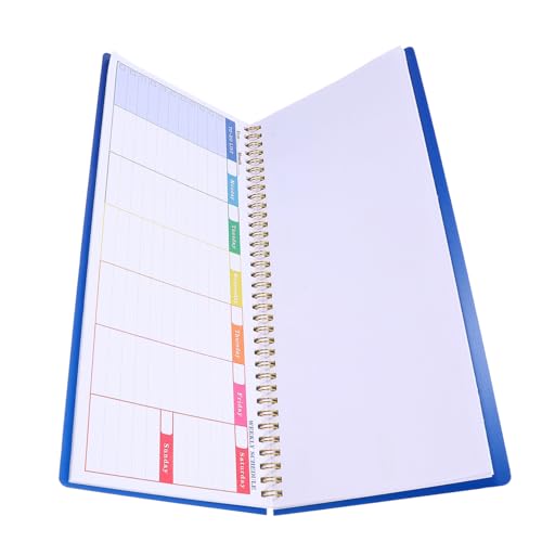 GETAJGHSD Wochenplan Notiz Tagesplaner Notizblöcke Mit Datum Gewohnheitstracker Kalender Wochenkalender Tischplaner Wochenplaner Schreibtisch Spiralplaner Organizer Horizontaler Planer GETAJGHSD Wochenplan Notiz Tagesplaner Notizblöcke Mit Datum Gewohnheitstracker Kalender Wochenkalender Tischplaner Wochenplaner Schreibtisch Spiralplaner Organizer Horizontaler Planer von GETAJGHSD