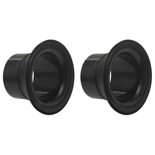 Getbauop Bass Drum Enhancer Kick Booster mit Port Hole Protector Drum Ansatz (schwarz) von GETBSTOOP