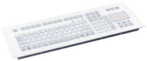 GETT TKS-105c-TOUCH-MODUL-USB-DE Kabelgebunden Tastatur Deutsch, QWERTZ Weiß IP65 von GETT