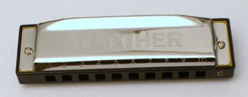GEWA music Mundharmonika Richter Modell C-Dur, 20 Stimmen mit Etui und Bleistift von GEWA music