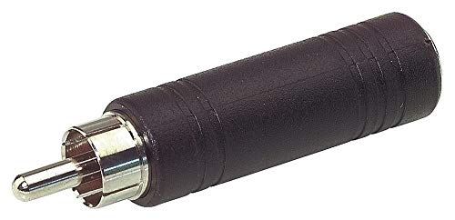 Alpha Audio 191606 Adapter 6,3 mm Klinkenbuchse mono - Cinch von GEWA