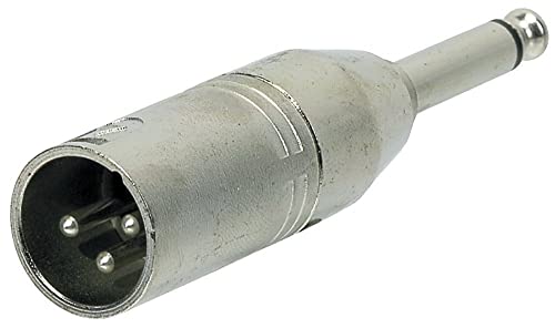 Alpha Audio 191610 Adapter XLR(m) - 6,3 mm Monoklinke von GEWA