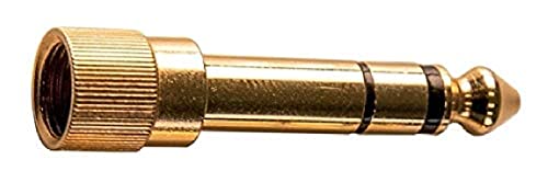 GEWA Adapter 3,5 Klinke ST auf 6,3 Klinke ST gold mit Gewinde GEWA Adapter 3,5 Klinke ST auf 6,3 Klinke ST gold mit Gewinde von GEWA