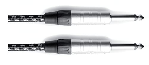 GEWA Instrumentenkabel Mono Pro Line 6m Winkelklinke, schwarz weiß 6,3 mm Monoklinke - 6,3 mm Winkelklinke mono, 190514 GEWA Instrumentenkabel Mono Pro Line 6m Winkelklinke, schwarz weiß 6,3 mm Monoklinke - 6,3 mm Winkelklinke mono, 190514 von GEWA