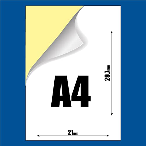 GFD - Klebeetiketten für Laserdrucker oder Inkjet-Drucker - Format A4 - Größe: 210 x 297 mm - 25 Blatt - Weiße matte Oberfläche - Einfach mit Filzstiften und Stiften zu beschriften - Made in Italy GFD - Klebeetiketten für Laserdrucker oder Inkjet-Drucker - Format A4 - Größe: 210 x 297 mm - 25 Blatt - Weiße matte Oberfläche - Einfach mit Filzstiften und Stiften zu beschriften - Made in Italy von GFD