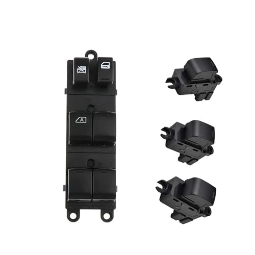 Auto Fensterschalter 25411-AX010 25401-ED500 Elektrischer Fensterheberschalter für Nissan für VERSA für TIIDA für C11 für SC11 für C11Z S SL 2007-2012 Fensterheber Taste(1Set) von GFDJDF