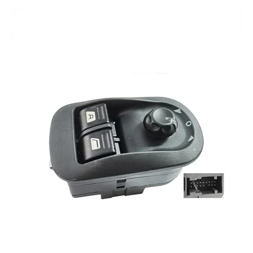 Auto Fensterschalter Elektrischer Fensterheberschalter Master Button Control Spiegelschalter 6554.WA Für Peugeot Für 206 2002-2013 2014 2015 2016 Fensterheber Taste von GFDJDF