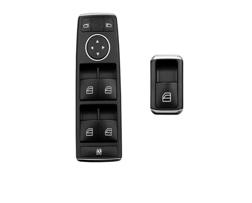 Auto Fensterschalter Für Benz Für W246 Für W176 Für W156 Für W117 Elektrischer Fensterheberschalter Für Mercedes Für AB Für CLA GLA Für Klasse 1669054300 Fensterheber Taste(Model C+Model A) von GFDJDF