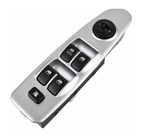 Auto Fensterschalter Für Hyundai Für Elantra 2002-2006 Elektrische Power Master Fenster Schalter Regler Taste Konsole Teile 93570-2D000 Fensterheber Taste(Silber) von GFDJDF