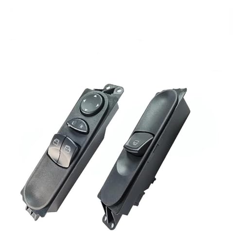 Auto Fensterschalter Für MERCEDES Für BENZ Für Sprinter Für W906 Für VW Für Crafter Für Master Fensterheberschalter VORNE LINKS A9065451213 WS532 9065451213 A9065450913 Fensterheber Taste(Type C) von GFDJDF